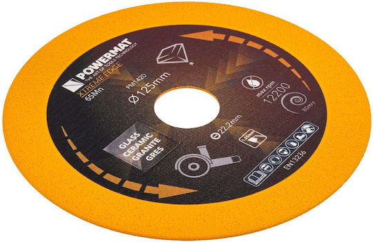 Diamond Disc Tiles Ceramics Pm-tdcs-1251t 125 Mm Powermat Pm1420