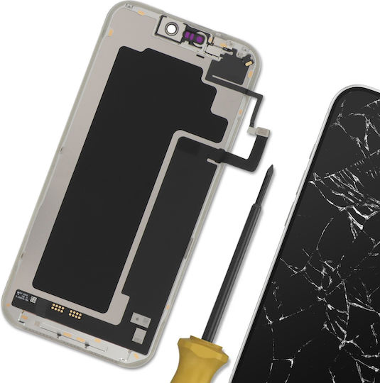Ecran Complet Super Retina OLED Iphone 17 Pro Max Service Pack Negru