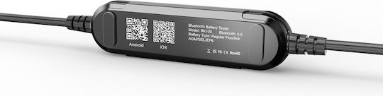Konnwei BK100-BK Tester Analogic de Baterii cu Cleme de Crocodil