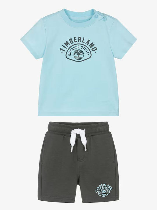 Kids Set with Shorts Summer 2 Pieces Sky Blue