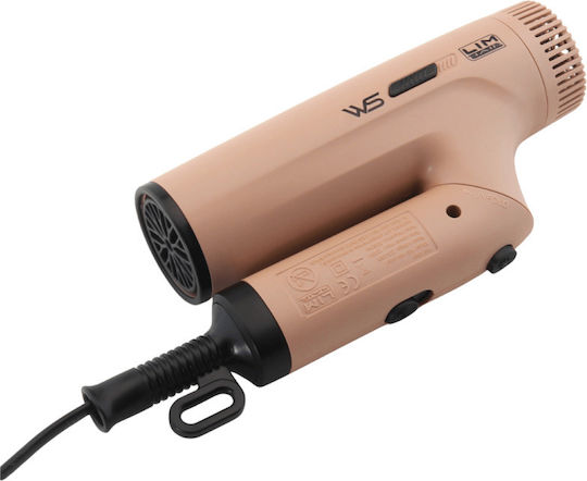 Lim Hair Ws Foldable Travel Hair Dryer 1200w Cinnamon