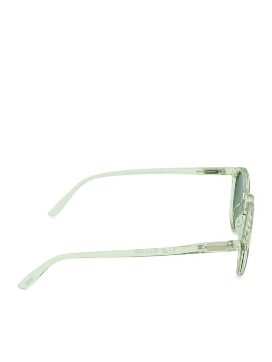 Izipizi Unisex Sunglasses With Green Frame And Green Gradient Polarized Mirror Lens