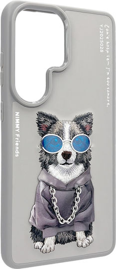 Nimmy Brillen Cool Dog Hülle Samsung Galaxy S26 Ultra Grau