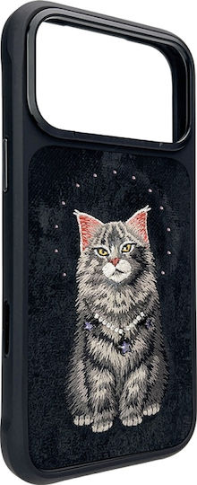 Nimmy Glückliche Mode Katze Magsafe Handyhülle iPhone 17 Pro Schwarz