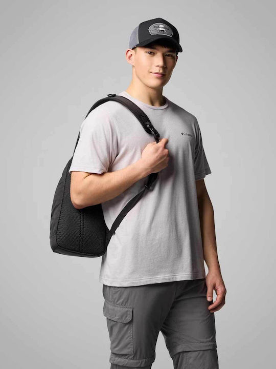 Herren Brusttasche Schwarz