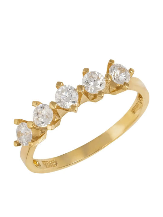 Damentagerring Gold 14K