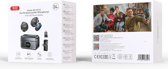 XO MC12 Set Drahtloses Mikrofon Peto Für Mobil