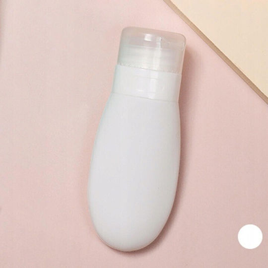 Recipient De Călătorie Elegant Portabil Din Silicon Sticlă De Călătorie Alista Home Potrivit Pentru Loțiune Șampon Alte Lichide Etanș Reîncărcabil Capacitate 90ml Alb