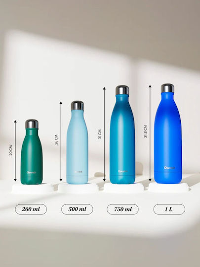 Qwetch Ποτήρι Θερμός Ανοξείδωτο 260ml Ροζ