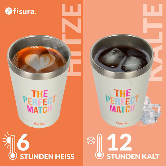 Fisura Ποτήρι Θερμός Ανοξείδωτο 310ml The Perfect Match