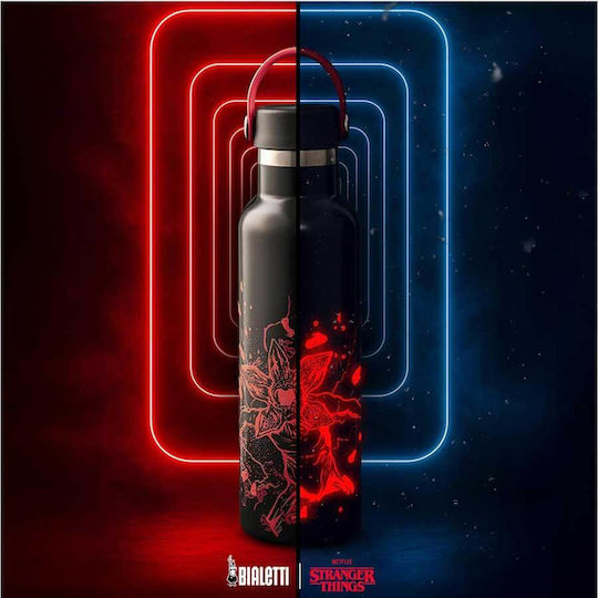 Bialetti Bottle Thermos Stainless Steel 600ml Stranger Things