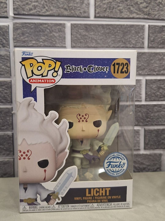 Figurină exclusivă Funko Pop Black Clover Licht #1723