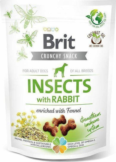 Brit Dog Treat With Rabbit Rabbit Insects Fruits Apple Chicken And Liver 200gr
