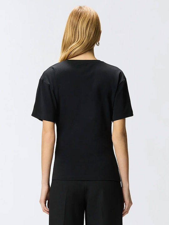 Γυναικείο T-shirt Μαύρο