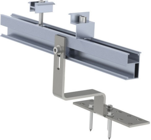 Set 1 Mounting Bracket Photovoltaic Panel On Tiled Roof Z