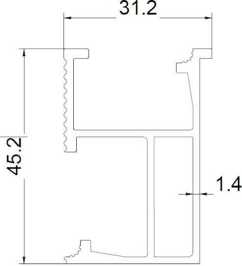 Set 1 Aluminium Schiene Montage Photovoltaik Panel 360 Cm In Z