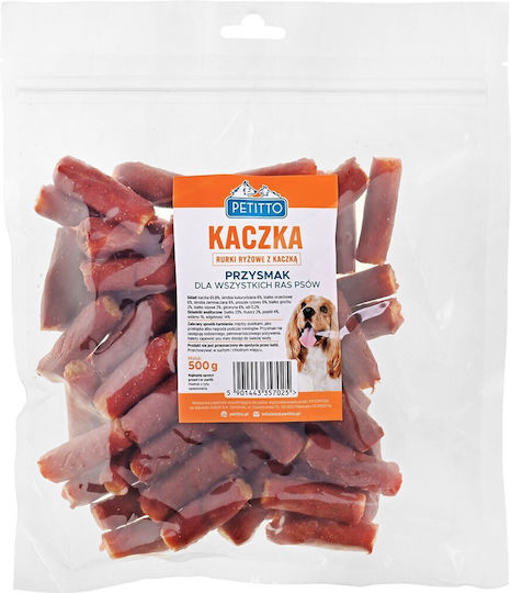 Petitto Λιχουδιές σε Stick Σκύλου Διαίτης με Ρύζι, Πάπια και Βοδινό 500gr