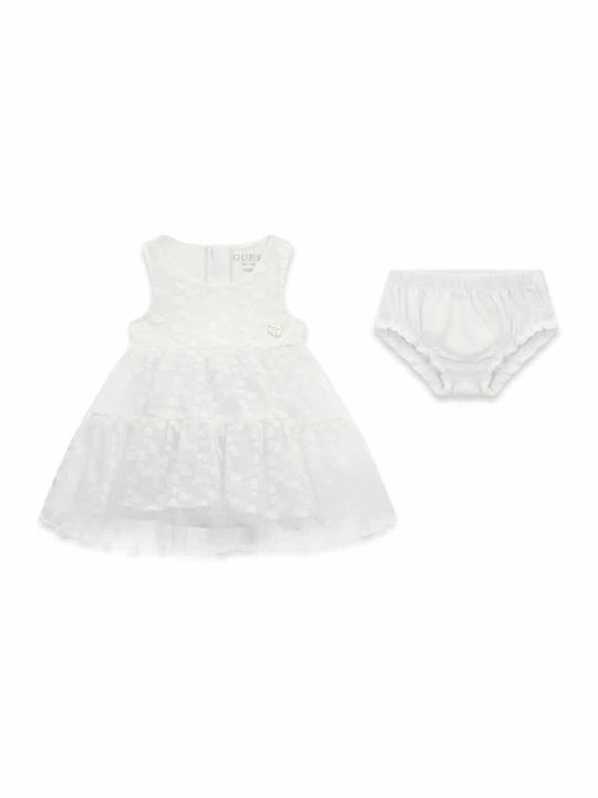 Girls Tulle White Dress