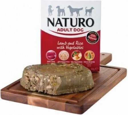 Naturo Wet Food Dogs in Cans with Lamb Grain-Free 400gr