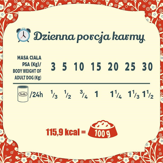 Dog Food Wet Food Dogs with Deer Grain-Free 800gr