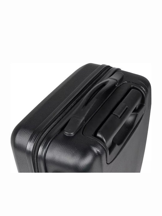 Slazenger 18642 Valize de Călătorie Dure Negre Înălțime Maximă 72cm cu 4 roți Set 3buc