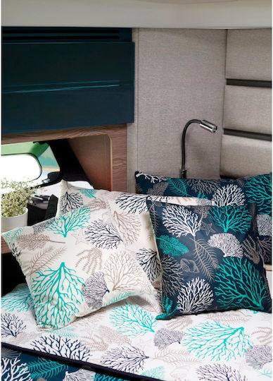 Light Double Double-Sided Cotton Blanket 270x240cm Ibiza