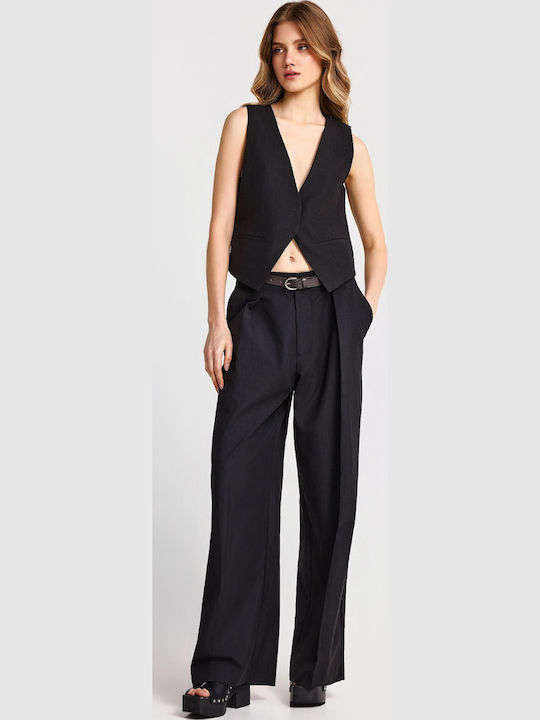 Women's High Rise Pantaloons Black