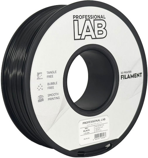 Abs Filament 3d Printer Professional Lab 1 Kg 1.75 Mm Black