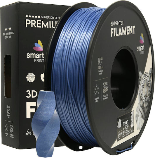 Pla Filament 3d Printer Smart Print 1 Kg 1.75 Mm Sparkling Particles Galaxy Blue