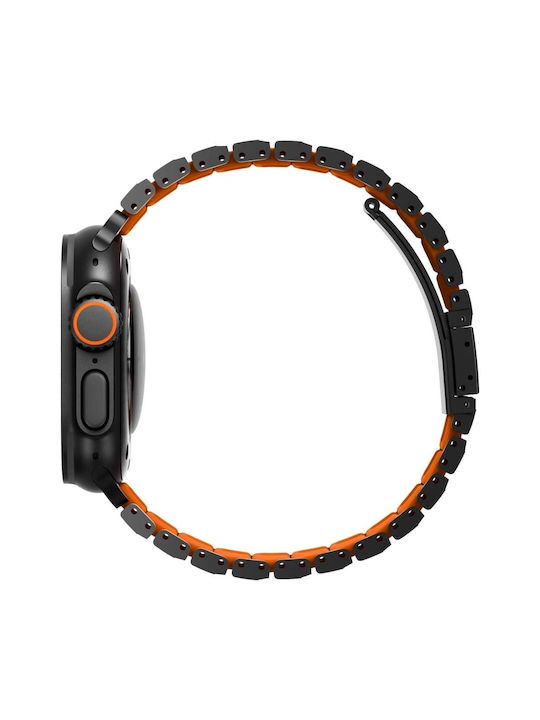 Uniq Silicone Strap Black (Apple Watch 44/45/46/49mm)