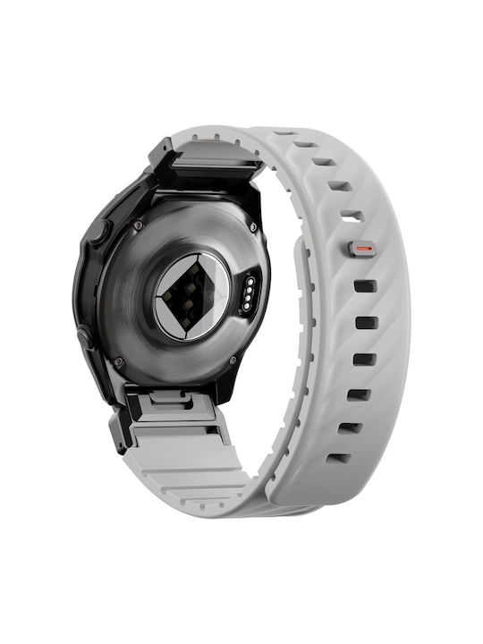 Uniq Fluo X Smart-fit Tragbare Bänder Garmin 22mm Grau