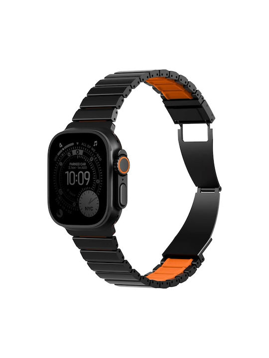Uniq Silicone Strap Black (Apple Watch 44/45/46/49mm)