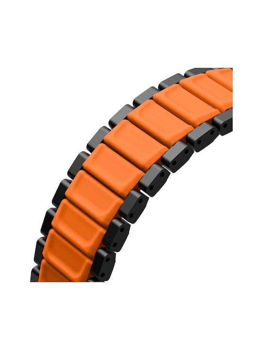 Uniq Silicone Strap Black (Apple Watch 44/45/46/49mm)