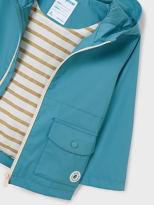 Waterproof Kids Casual Jacket Green Fyk