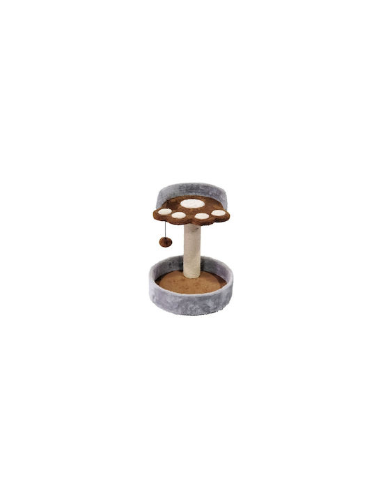 Animal Scratching Post Cat Trees Gray 2 levels 30x30x39cm