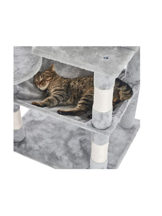 Animal Scratching Post Cat Trees Gray 5 levels 55x45x118cm