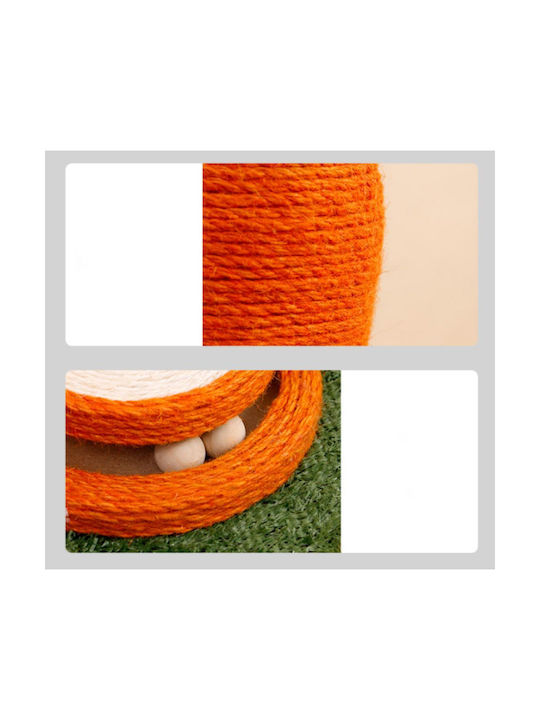 Animal Scratching Post Orange 40x40x30cm