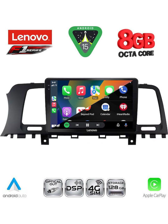 Lenovo Car Audio System for Nissan Murano 2007-2014 (Bluetooth/USB/WiFi/GPS/Apple CarPlay/Android Auto) with 9" Touch Screen