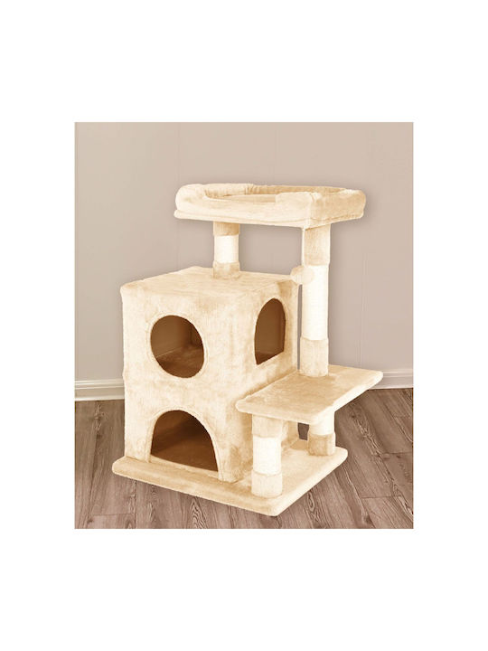 Animal Γατόδεντρο Μπεζ 50x40x80εκ. Animal Γατόδεντρο Μπεζ 50x40x80εκ.