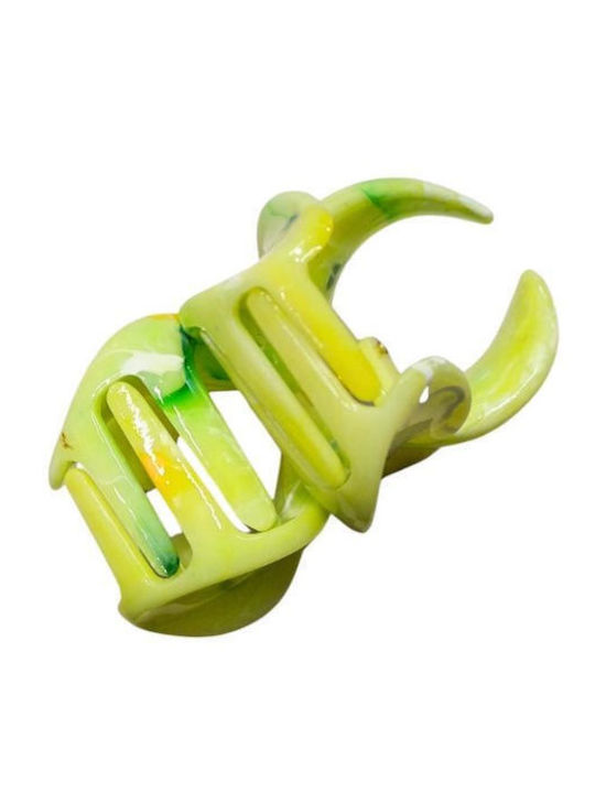 Kids Hair Clip Flower In Turquoise Colour