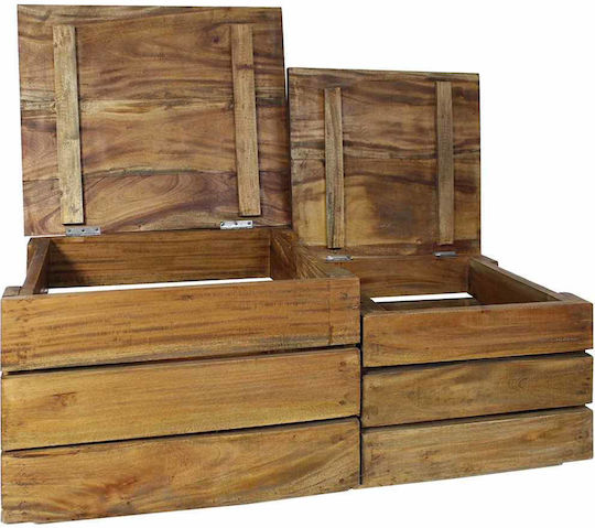 vidaXL Wooden Garden Decoration 2 Pieces 244498