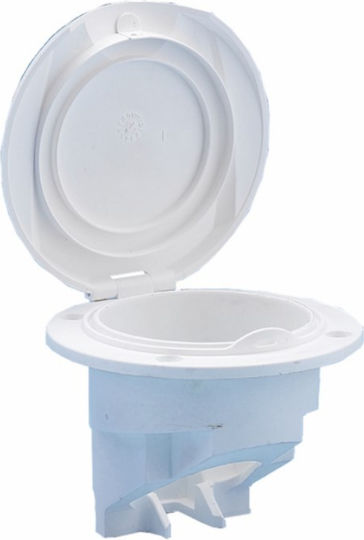 Round Shower Case Ral 9003