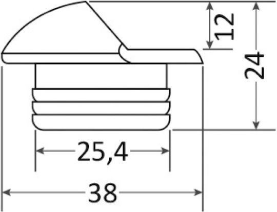 Βοηθητικός Φωτισμός Led Χωνευτός Alcor