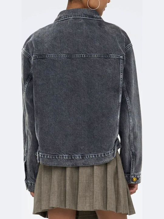 Women's Jacket for Spring - Autumn Washed Black