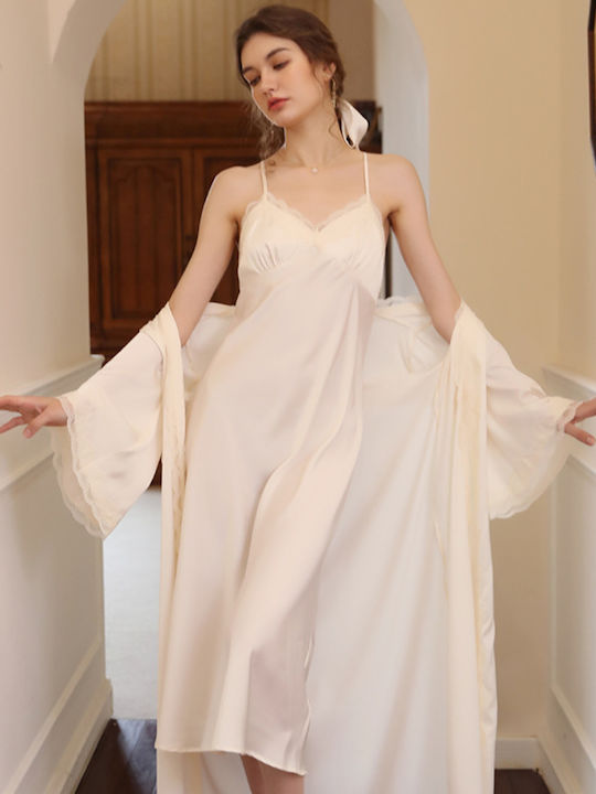 Chicret Essentials Damen Robe Cinnamon