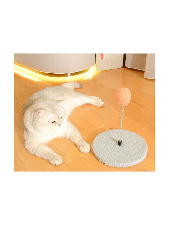 Interactive Cat Toy Spring Random Color Choice Size 20x20x17cm