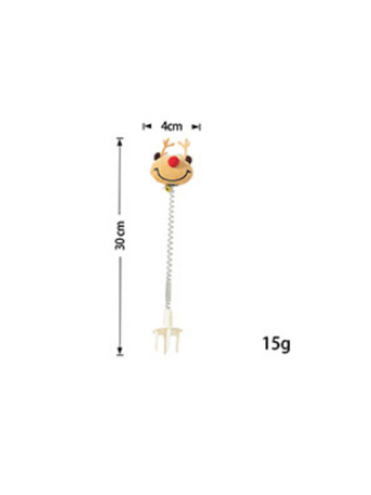 Weihnachtsaccessoires Rentier Weihnachtsstab 30x4cm