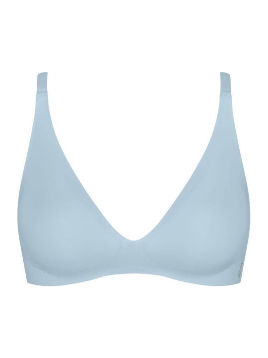 Light Blue Athletic Bra without Underwire