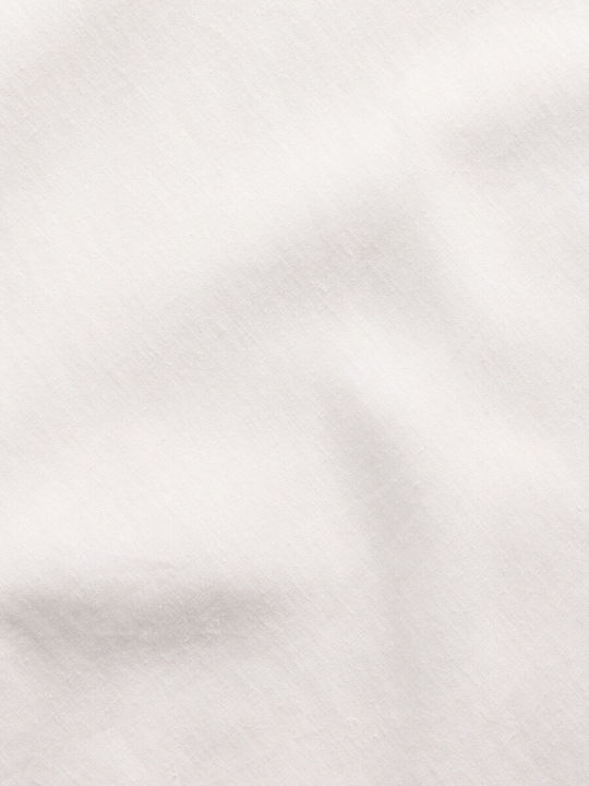 Leinen Maxi Damenrock Off White