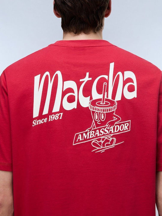 T-Shirt Burgundisch